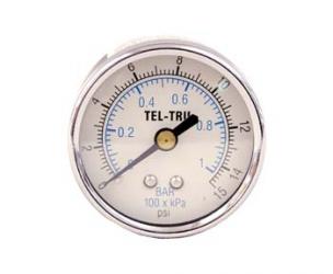 Gauge - Low Pressure Back Mount (0-15lb)